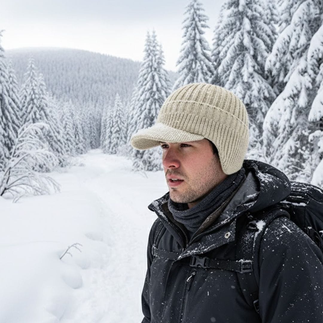 Customer photo review of Fjordwarm – Scandinavische wintermuts met oorbescherming (unisex, one size fits all)