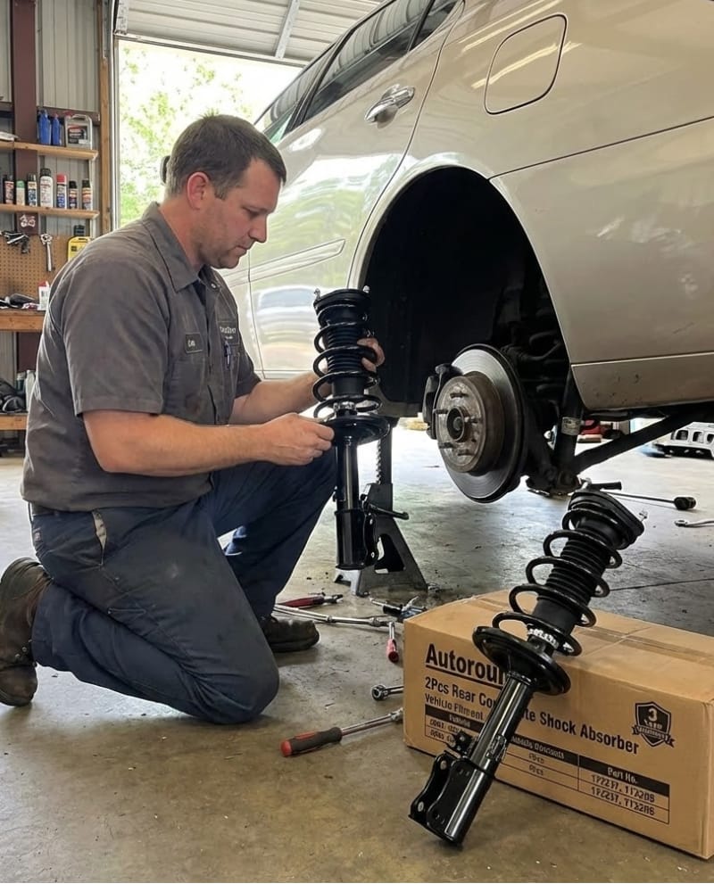 Customer photo review of 2Pcs Rear Complete Shock Absorber for 2004-2006 Toyota Camry/Lexus ES330