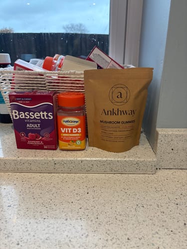 Customer photo review of Mushroom Gummies