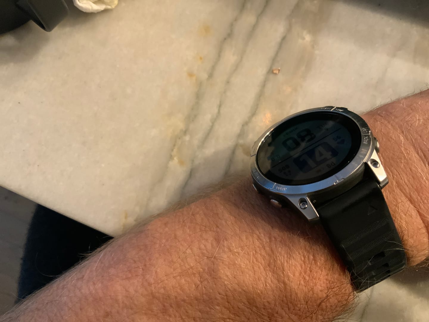 Customer photo review of Garmin Silicone Band - Durable QuickFit Fitness Strap