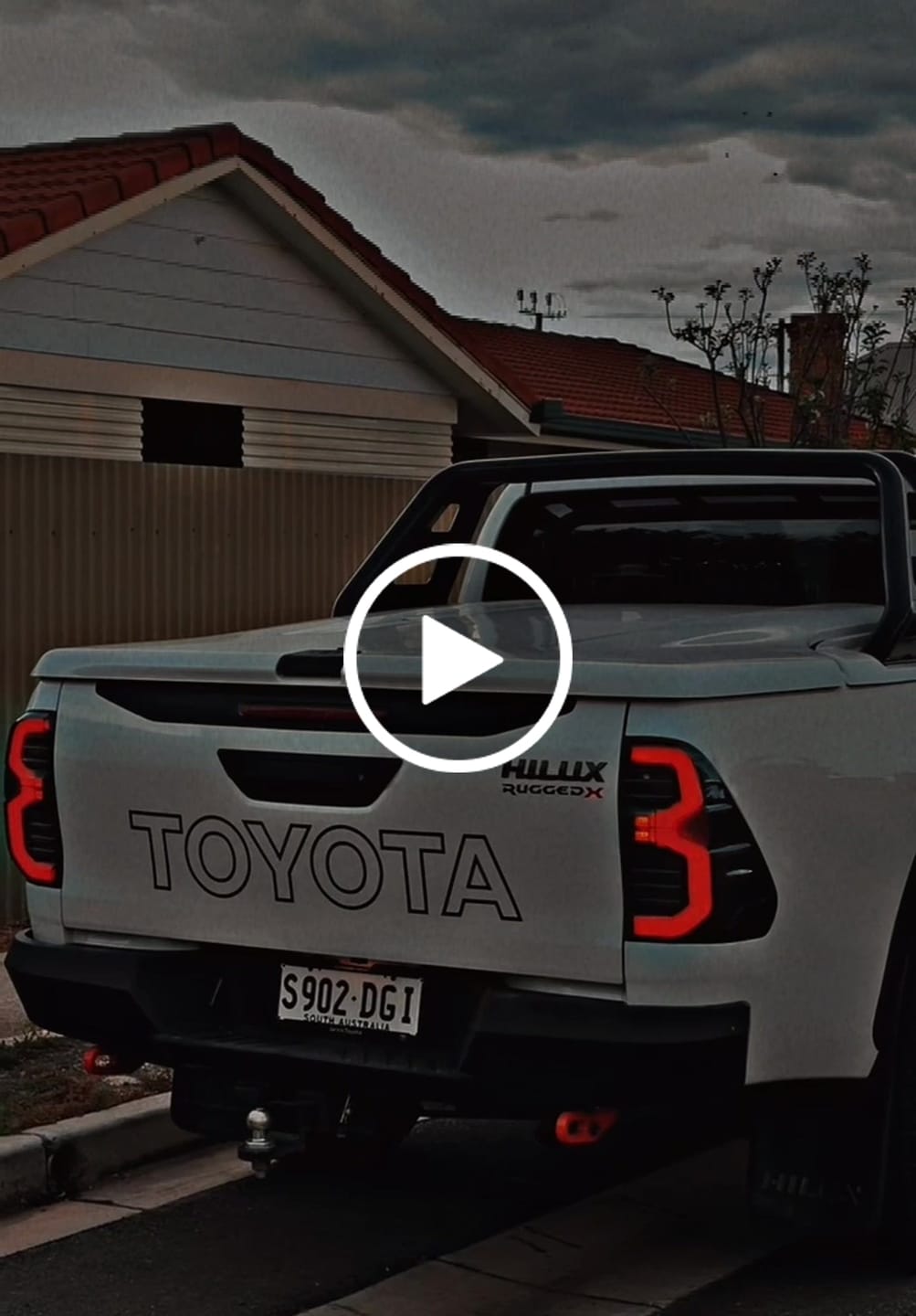Customer video review of Blacked Out LED Tail Lights for Toyota N80 Hilux (GR Style)