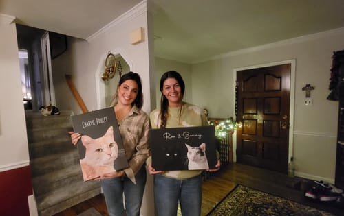 Customer photo review of Pet Art Canvas Wrap