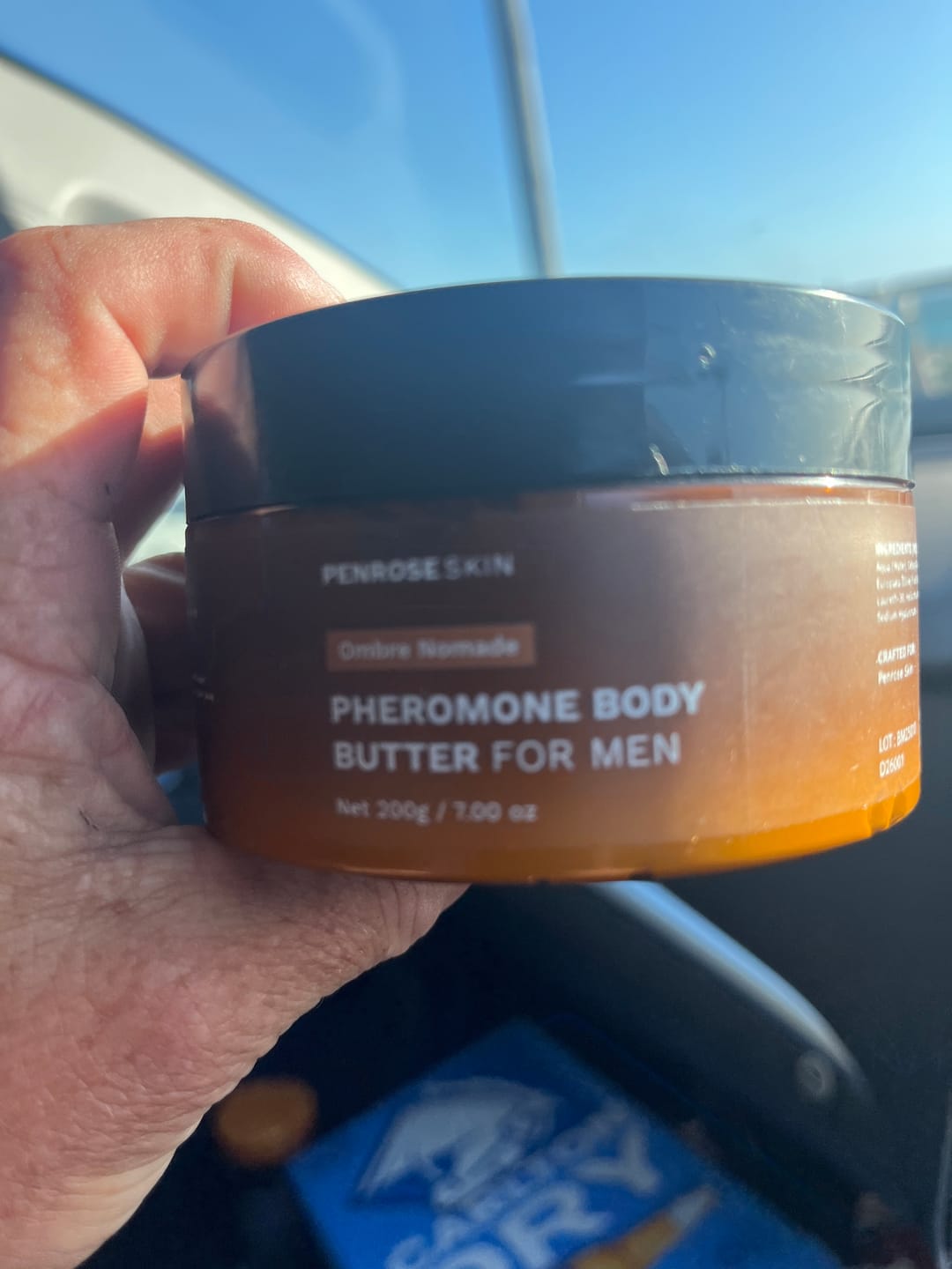 Customer photo review of Pheromone Body Butter For Men