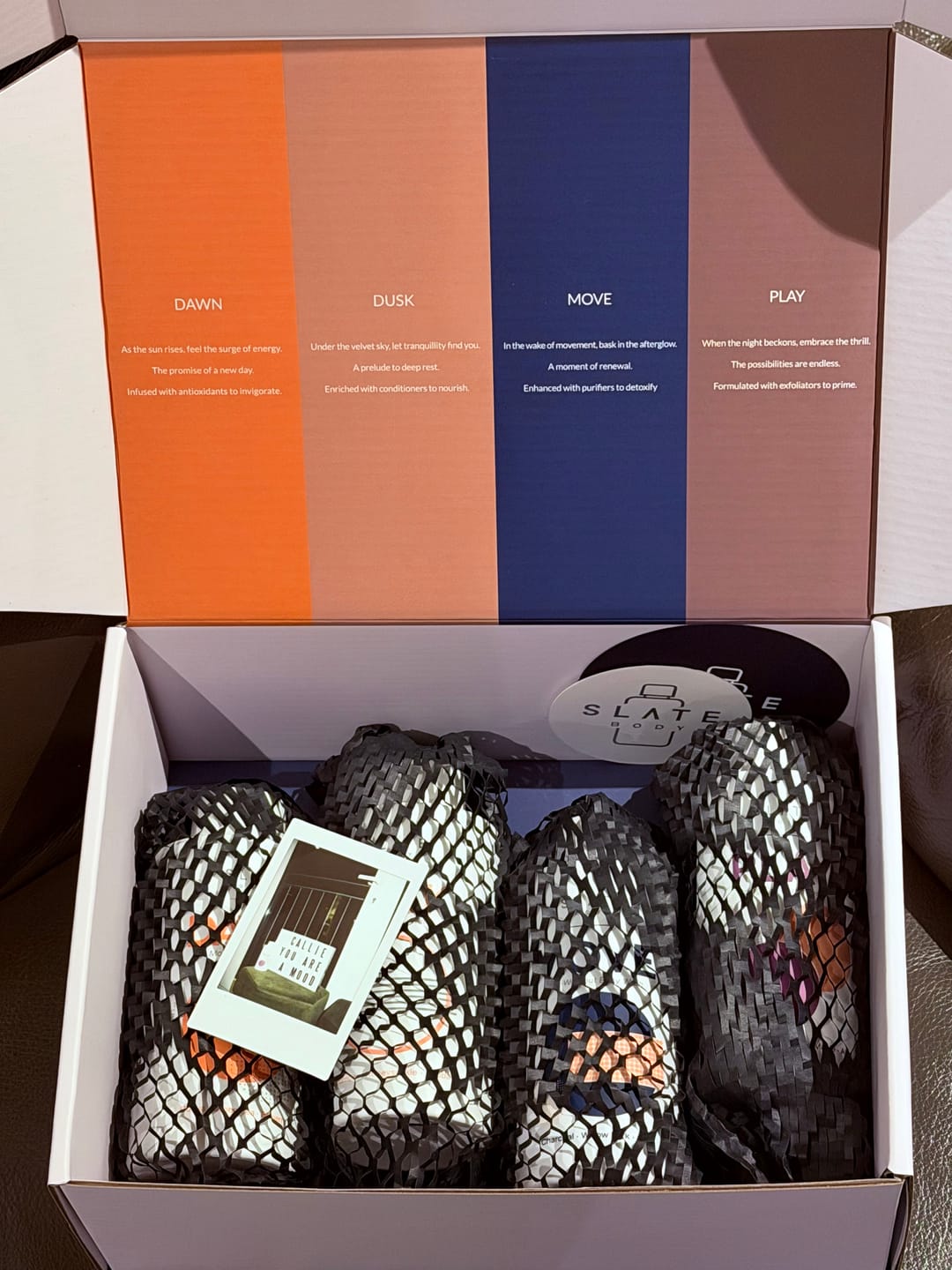 Customer photo review of The Mood Collection