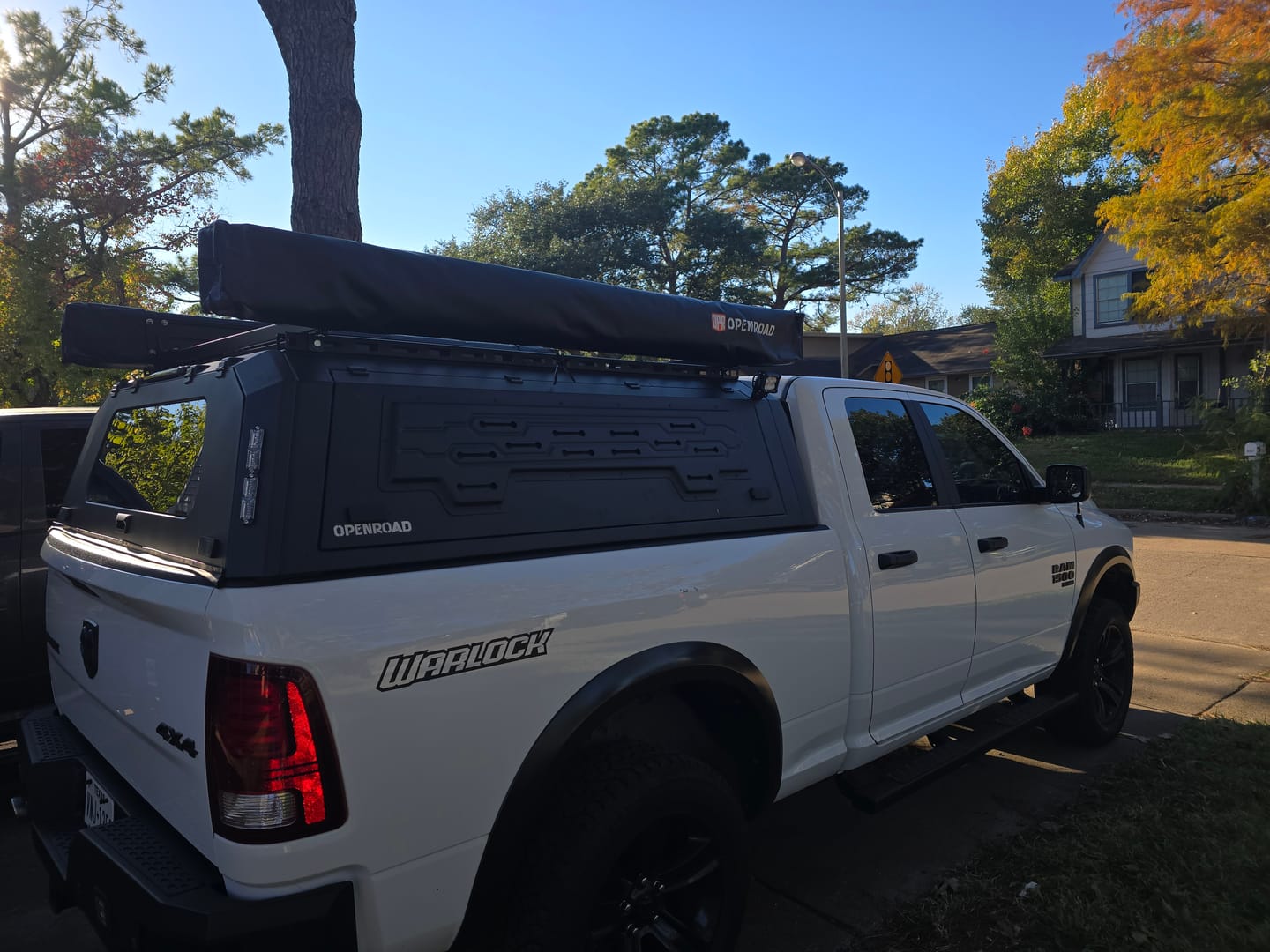 Customer photo review of OPENROAD 90-Degree Quick-open Awning