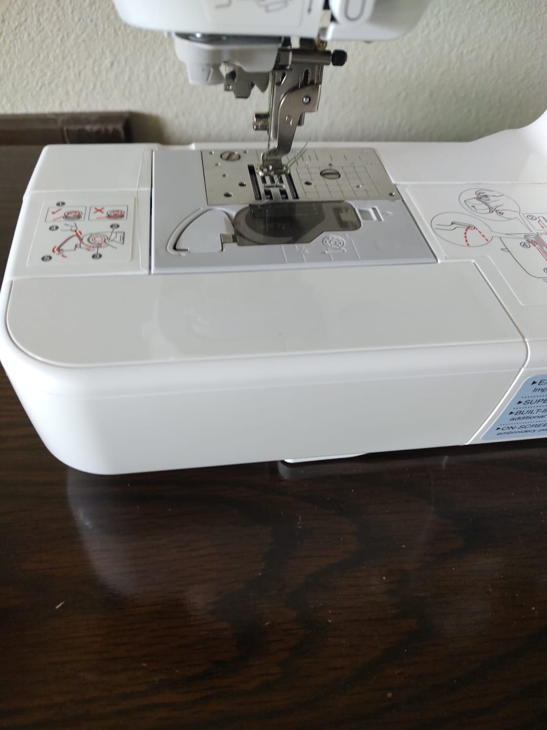 Customer photo review of Extension Table, Brother #XE2943003