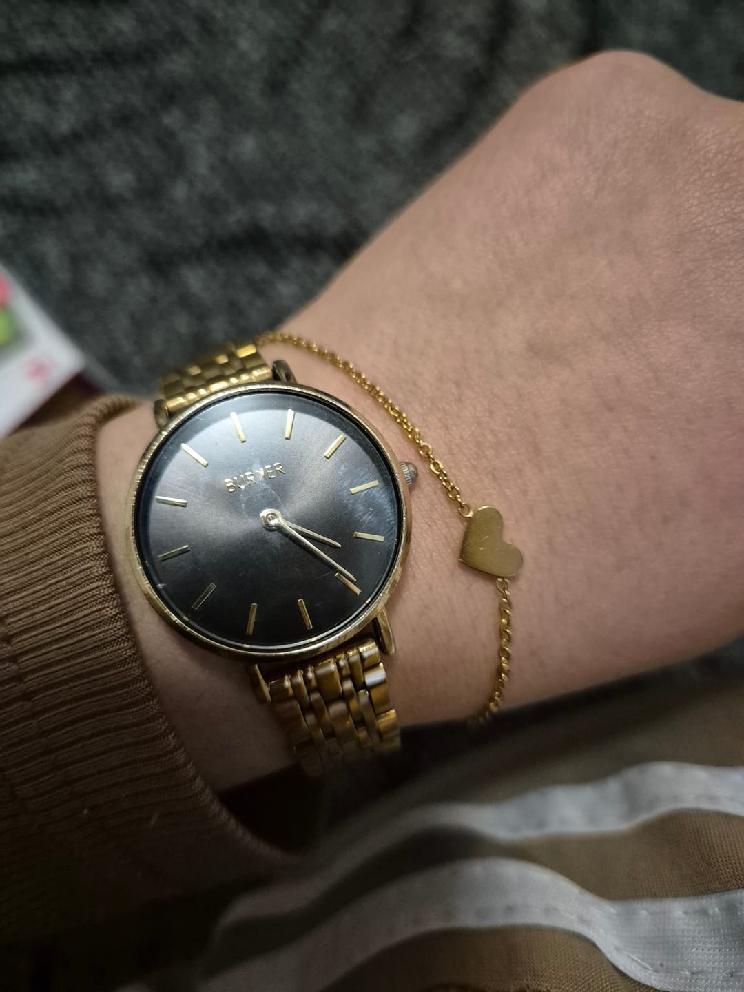 Customer photo review of Ruby Petite Gold Black
