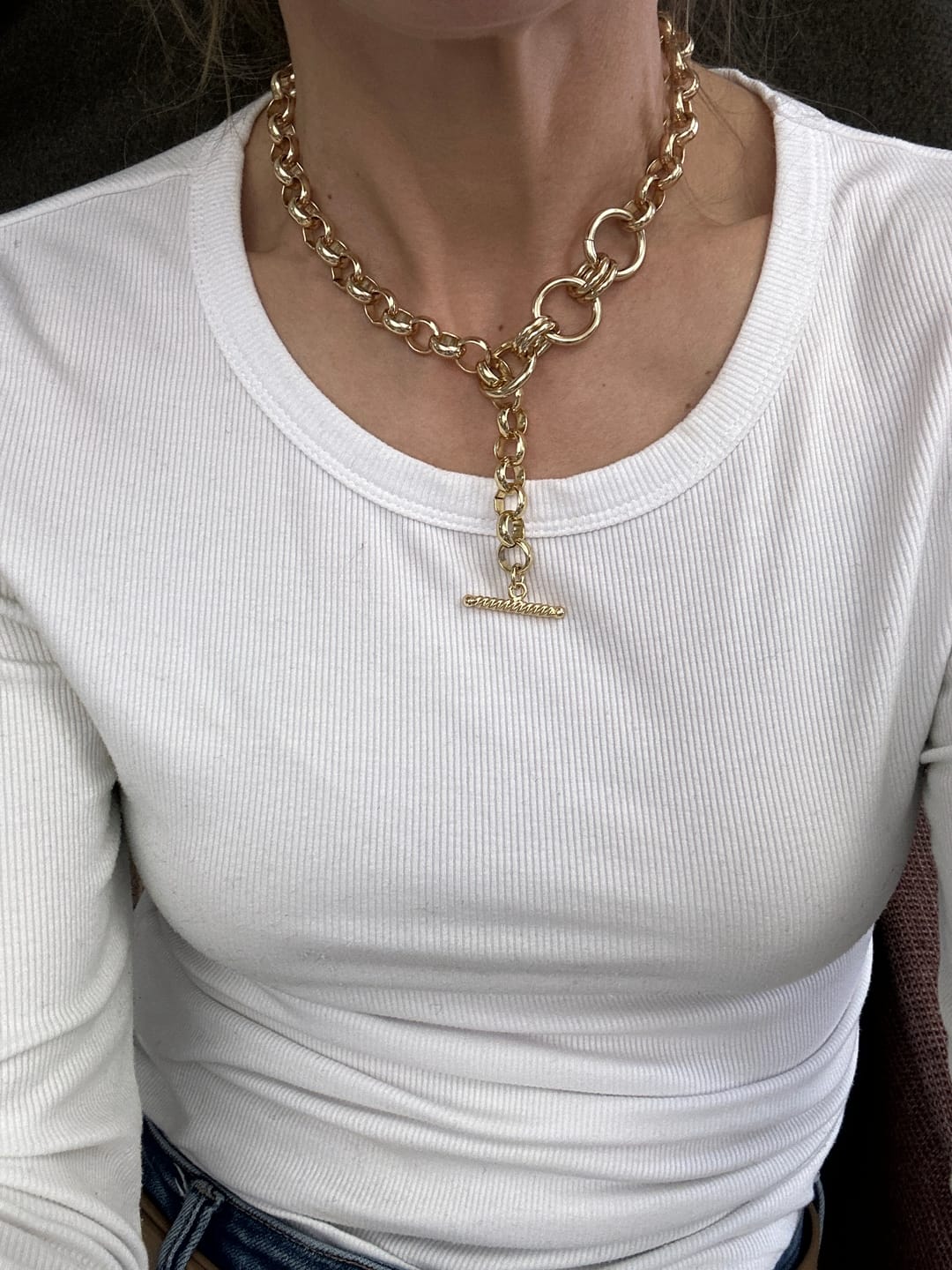 Customer photo review of Royal Toggle Convertable Lariat Necklace