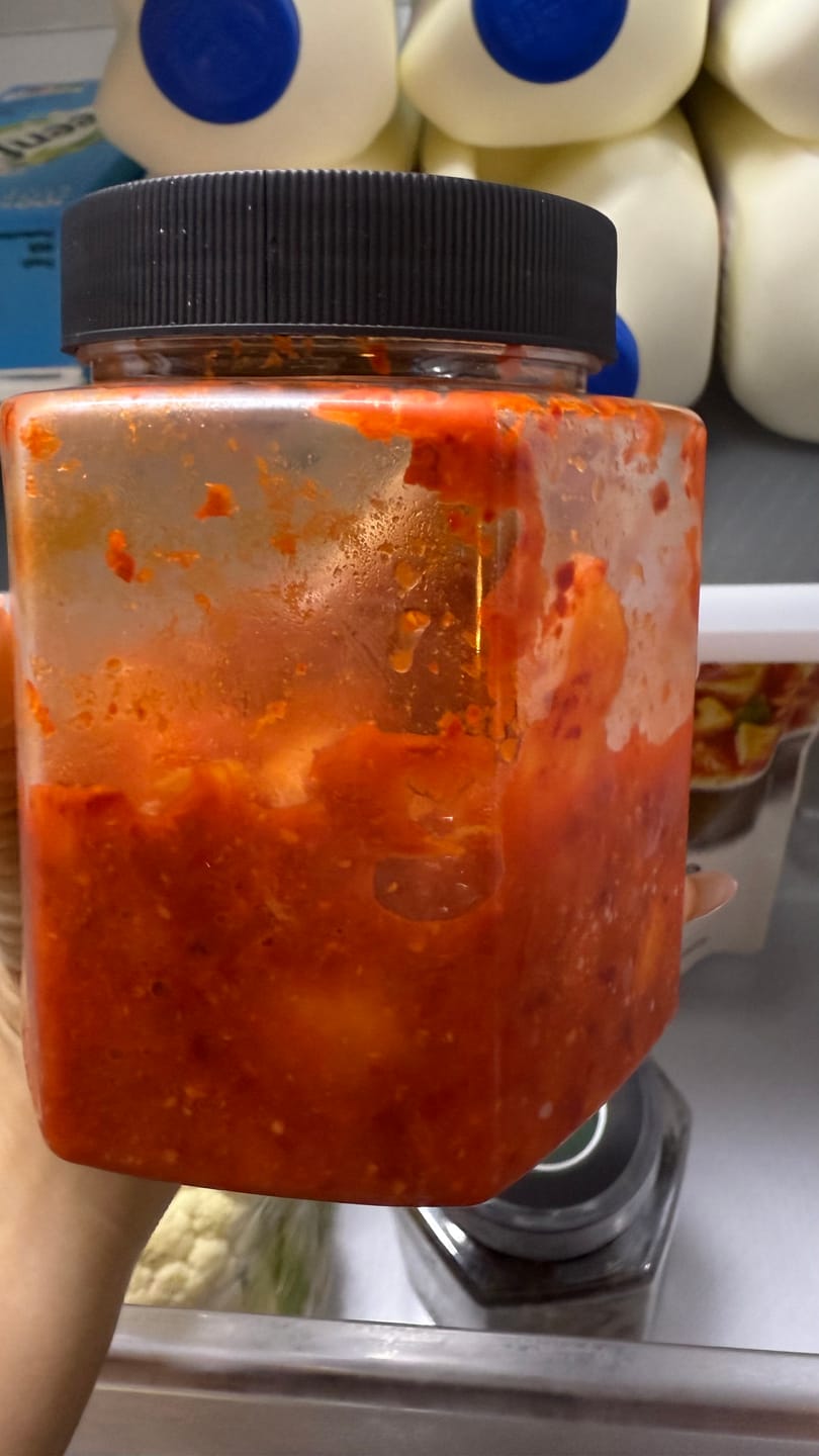 Customer photo review of JIN "Radish" Kimchi