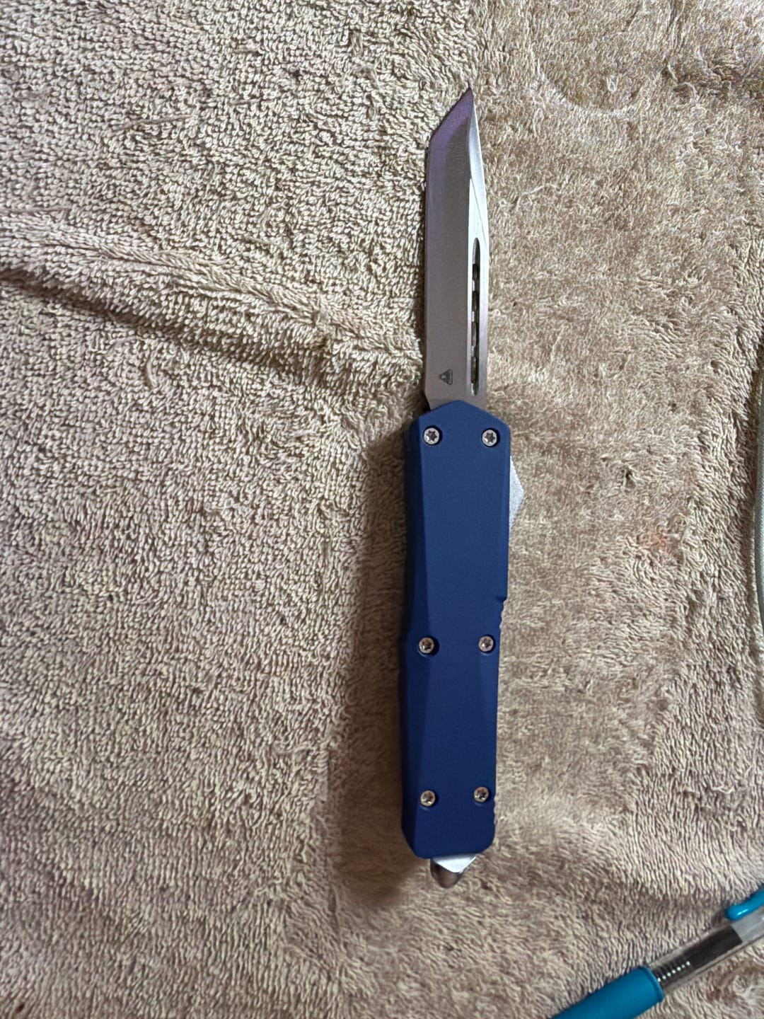 Customer photo review of Blue Ghost OTF Knife (Multiple Blade Styles Available)