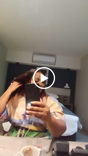 Customer video review of Ombre Choc Brown Vietnamese SDD Bone Straight Closures
