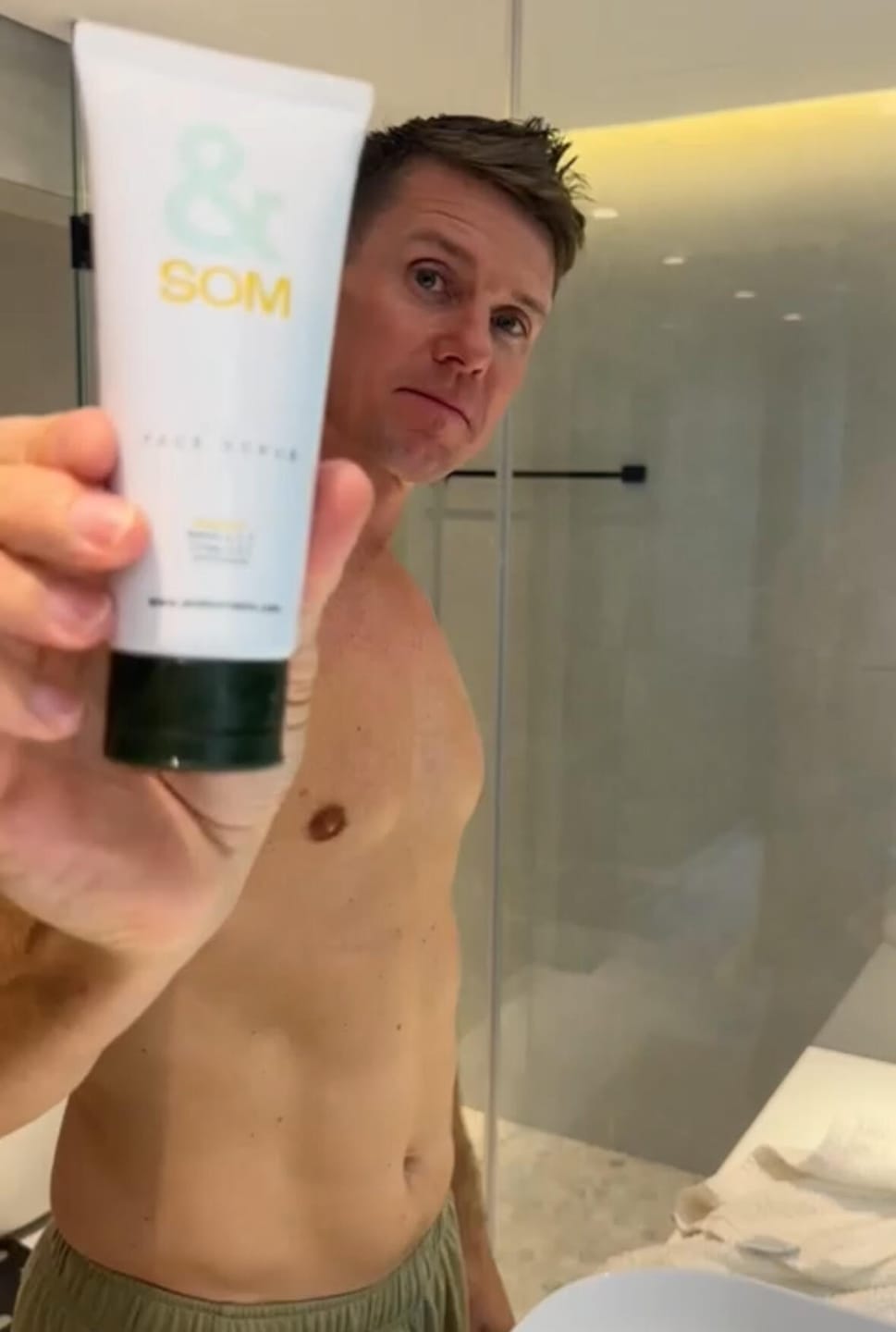 Customer photo review of Anti-Aging Face Serum