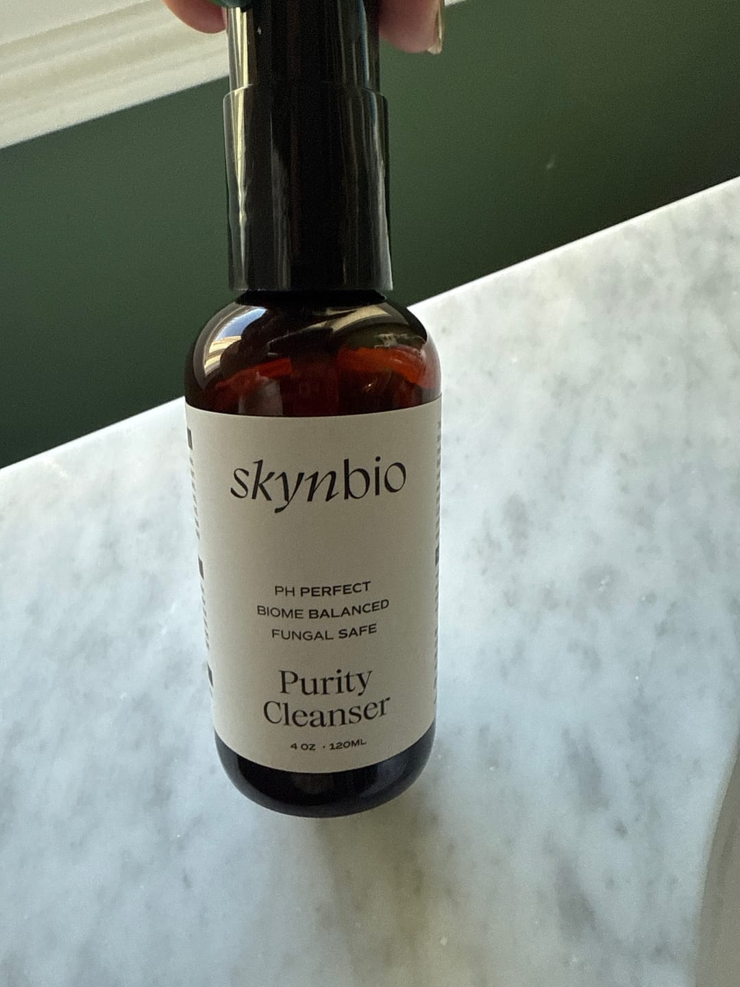 Customer photo review of clear balance trio | microbiome smart system
