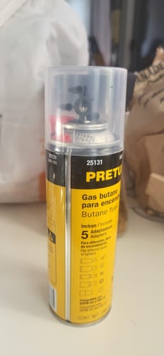 Customer photo review of Gas Butano 125Ml Gas-125 Pretul