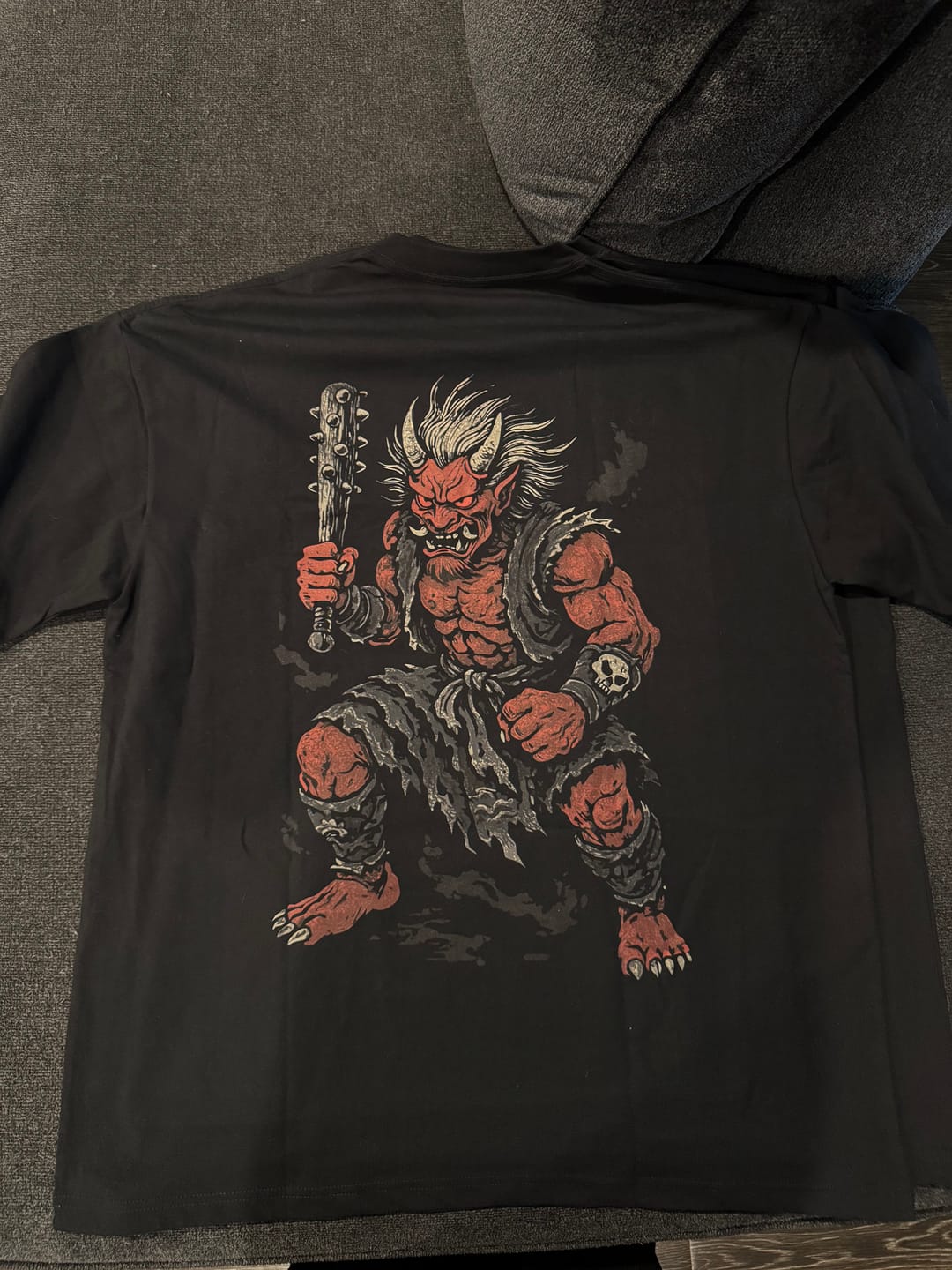 Customer photo review of DEMON’S WRATH TEE // ONI NO IKARI TEE