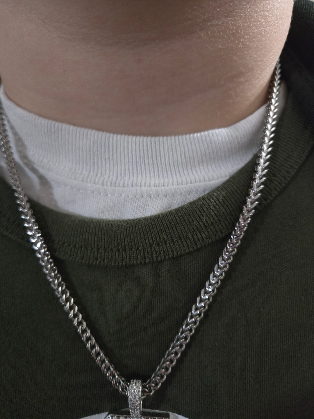 Customer photo review of 3mm Thin Franco Link Chain