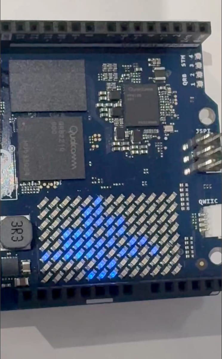 Customer photo review of Arduino UNO Q