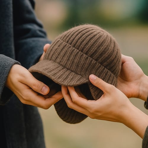 Customer photo review of Fjordwarm – Scandinavische wintermuts met oorbescherming (unisex, one size fits all)