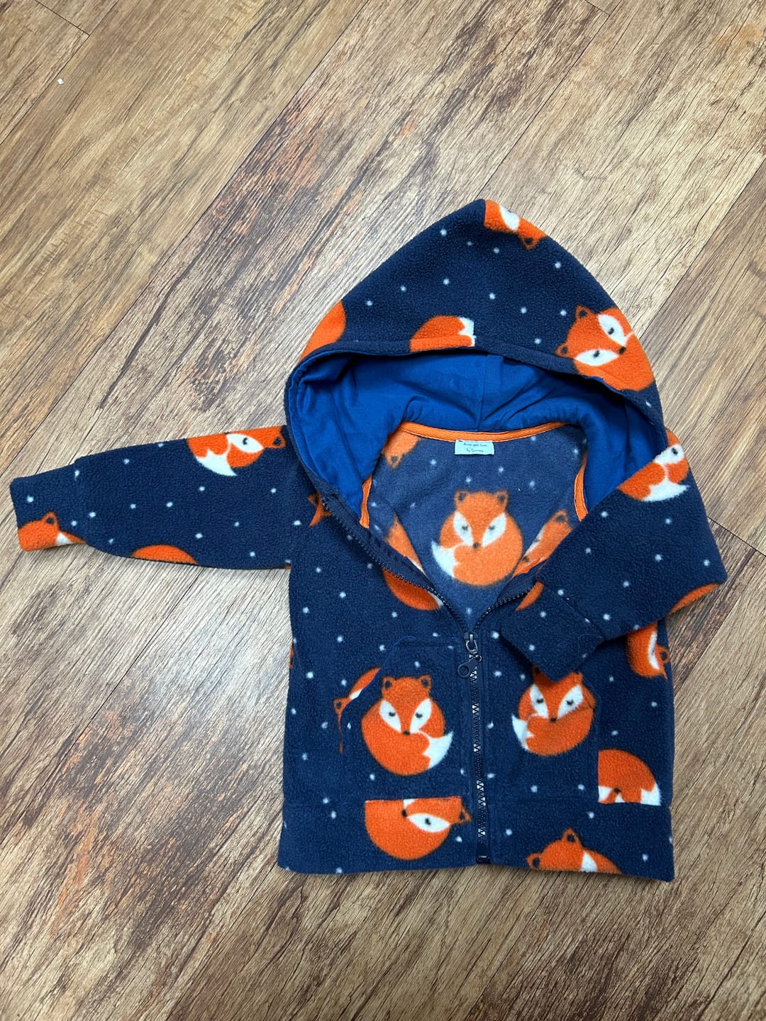 Customer photo review of Sleeping Foxes Anti Pill Polar Fleece Fabric