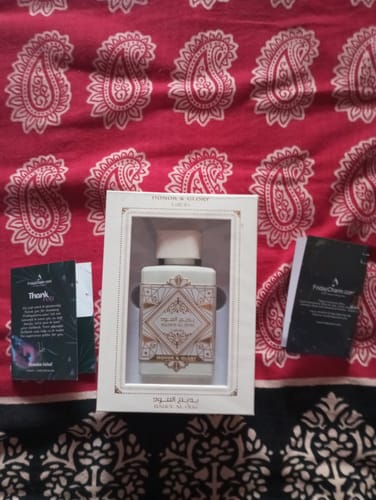 Customer photo review of Lattafa Bade'e Al Oud Honor & Glory Eau De Parfum For Unisex