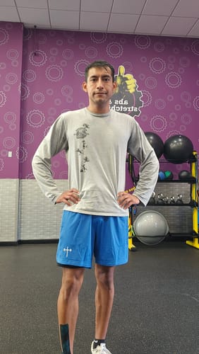 Customer photo review of Signature Tech Liner Shorts