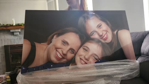 Customer photo review of Acrylic Mounting Panel - 80 x 120 cm