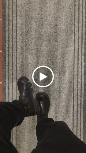 Customer video review of Women Vintage Genuine Leather Spliced Platform Boots