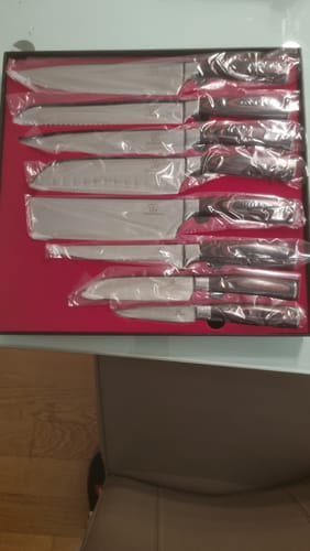 Customer photo review of Asiatisches Messerset Premium 8-teilig