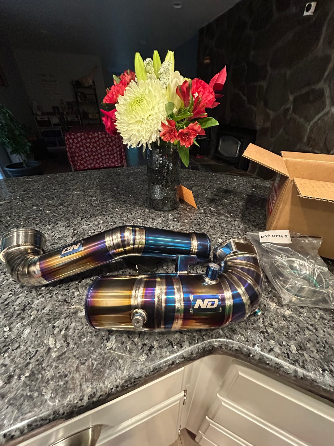 Customer photo review of B58 Titanium Gen 1 & Gen 2 Charge Pipes
