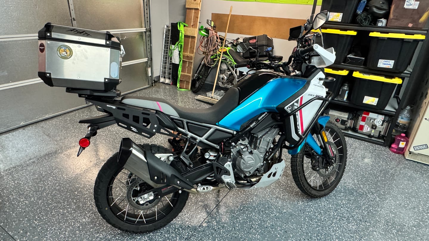 Customer photo review of CF450MT (Ibex 450) Luggage Rack