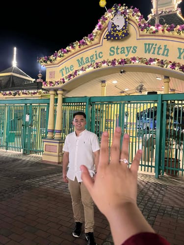 Customer photo review of 1.5ct Slovenia Engagement Ring (ON HAND)