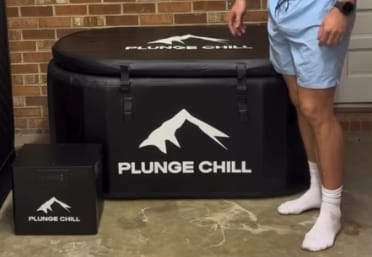 Customer photo review of Cold Plunge Chiller + Pro Tub