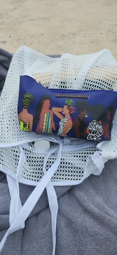 Customer photo review of Squad Royal Blue Cosmetic Bag