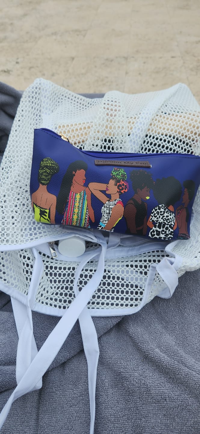 Customer photo review of Squad Royal Blue Cosmetic Bag