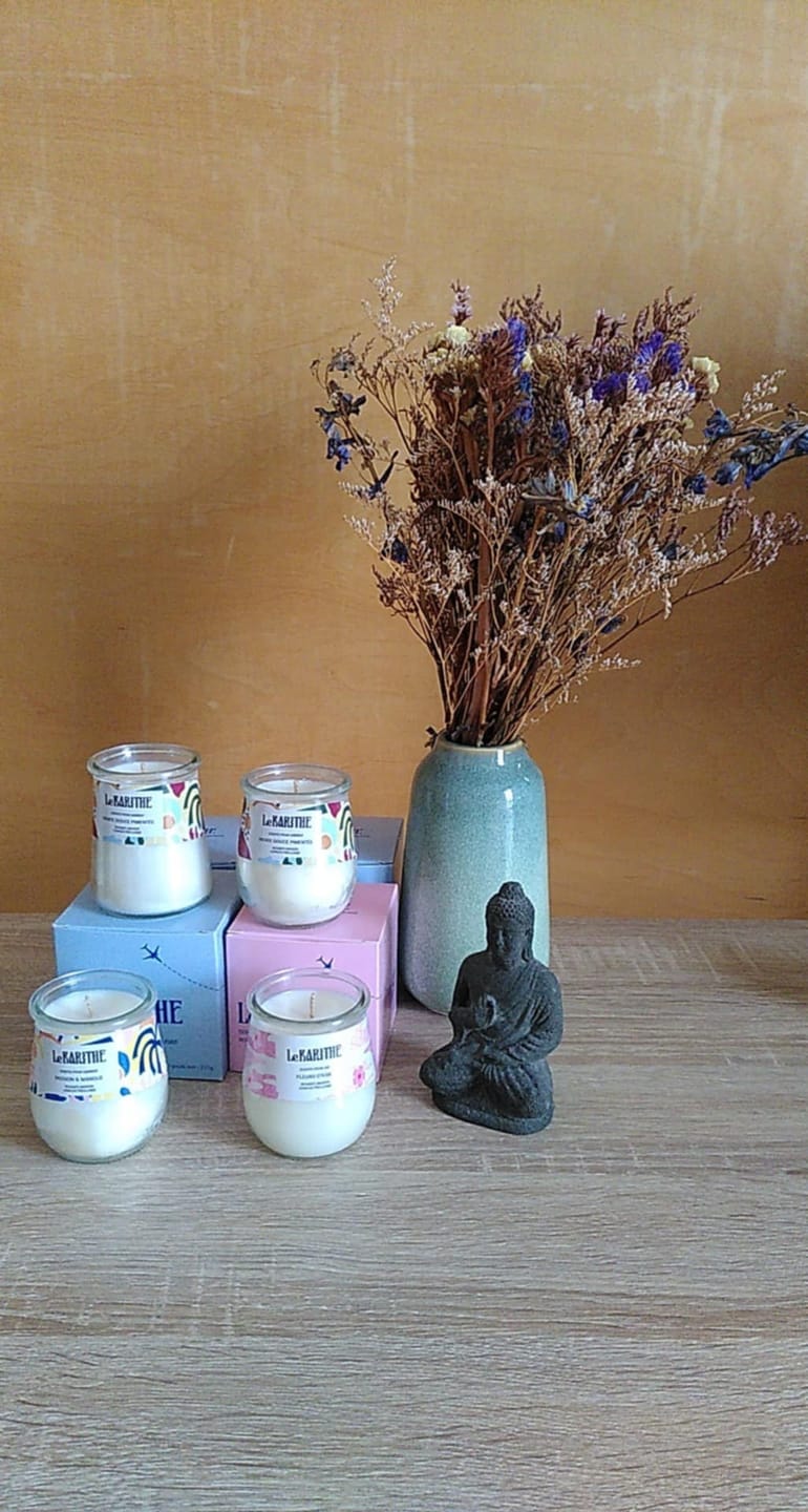 Customer photo review of Bougie Parfumée - Patate Douce Pimentée