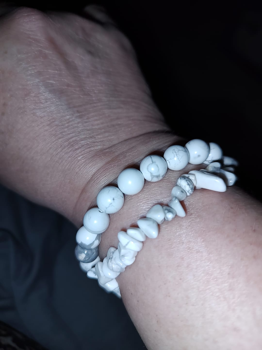 Customer photo review of 12 Natural Crystal Bracelets in a Box