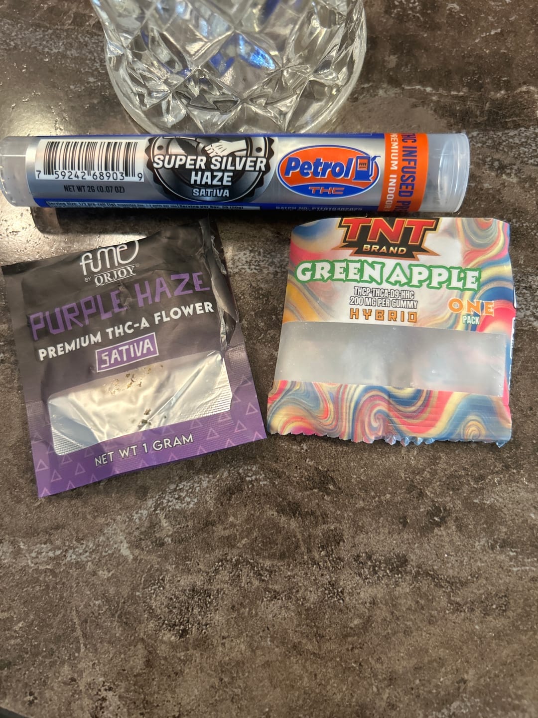 Customer photo review of Fume Purple Haze – 1g Premium THCA Sativa Flower