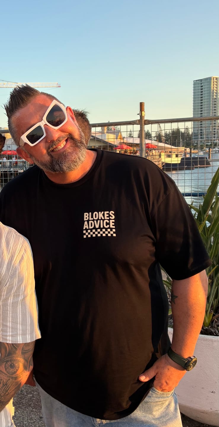 Customer photo review of Bad Choices Tee - Black