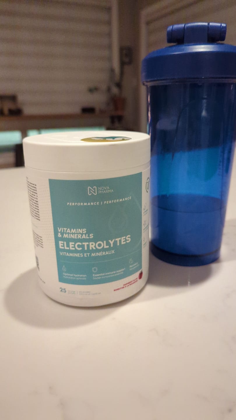 Customer photo review of Nova Pharma - Électrolytes - 250g