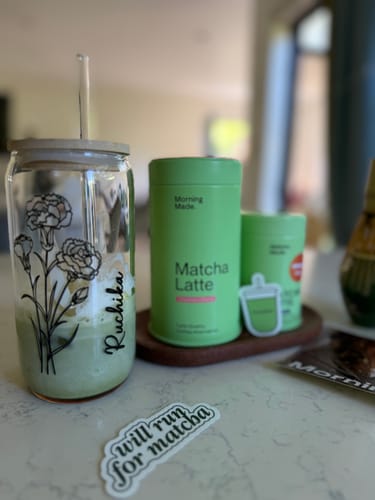 Customer photo review of Unsweetened Matcha Latte
