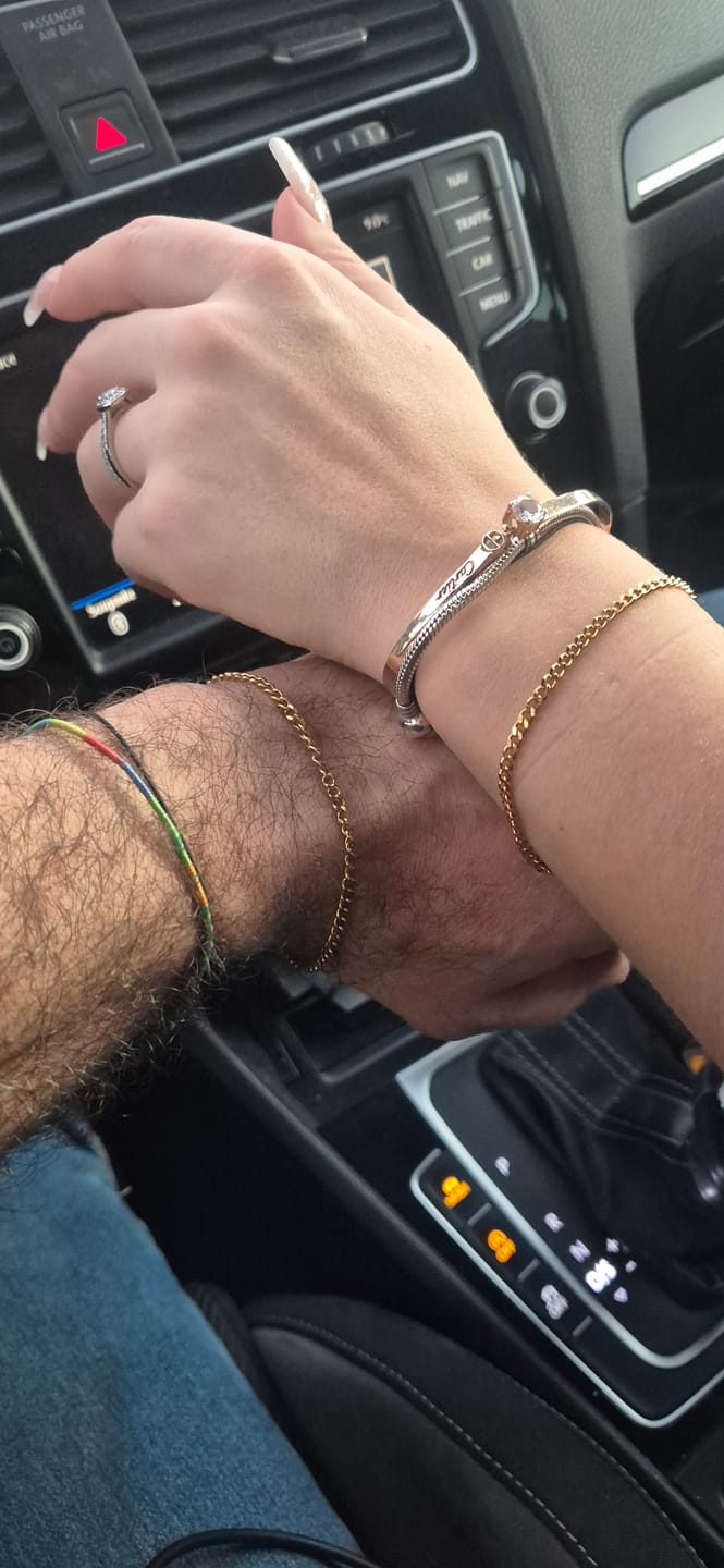 Reseña con foto del cliente del Kit de Pulsera Permanente FabuLove