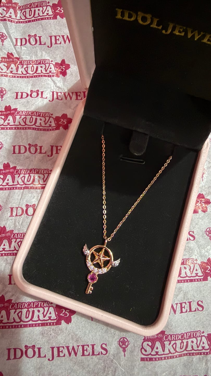 Customer photo review of Collar Llave Estrella | Plata Baño de Oro Rosa 18K | Cardcaptor Sakura