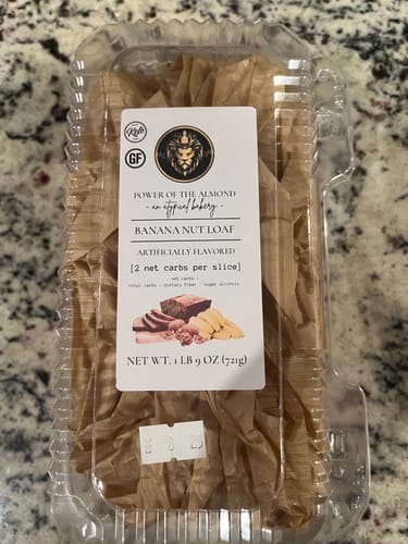 Customer photo review of No Sugar Added Low Carb Keto Pound Cake Loaf