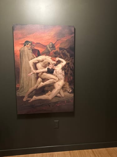 Customer photo review of Dante and Virgil | William-Adolphe Bouguereau | 1850