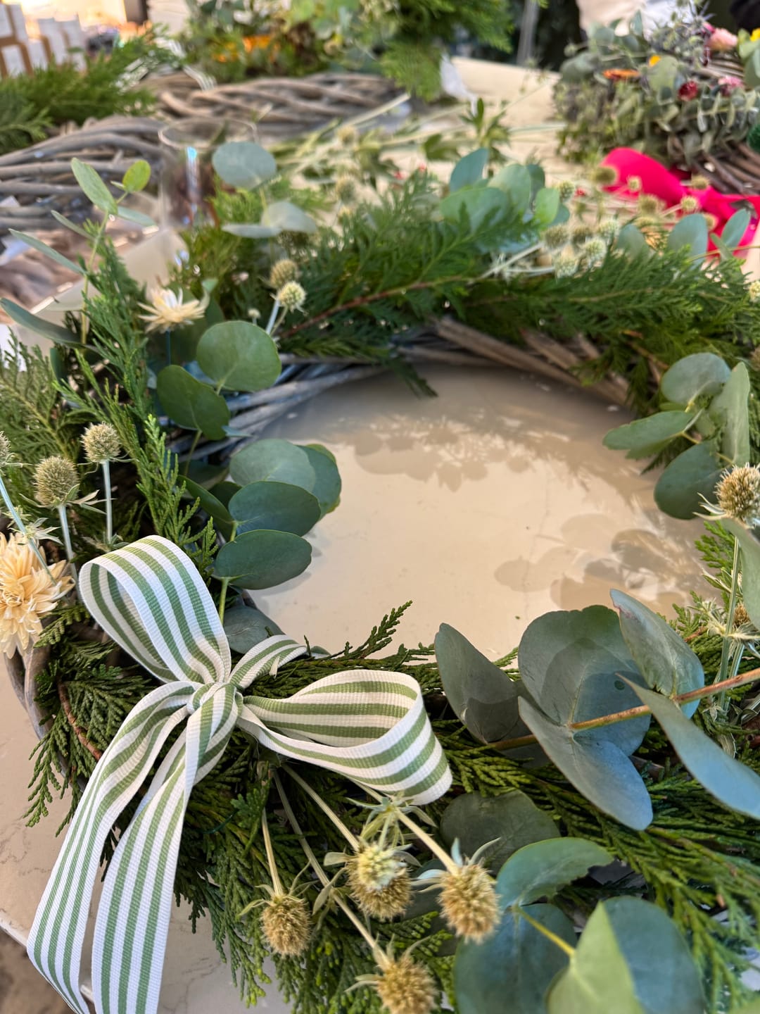 Customer photo review of Wreath Workshops