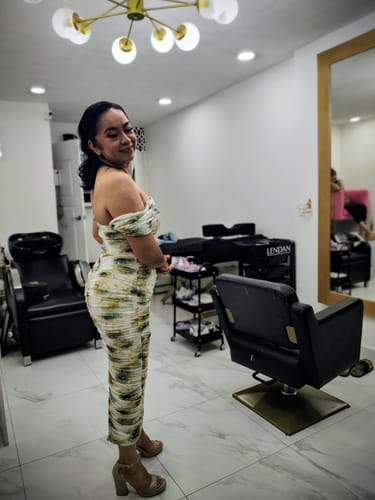 Customer photo review of VESTIDO FLOR DE ENCANTO