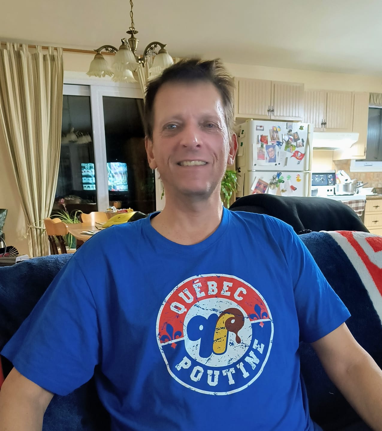 Customer photo review of Quebec Poutine Logo T-shirt