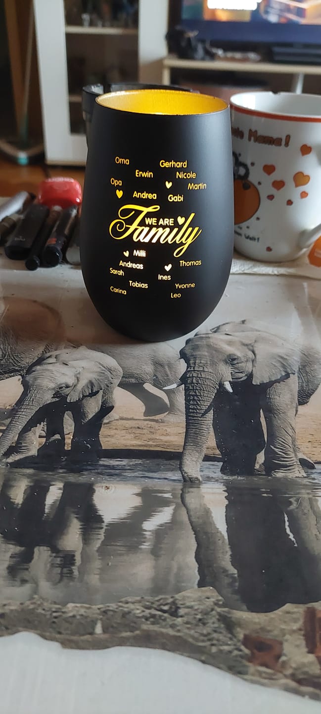 Customer photo review of We are Family - Familien-Windlicht