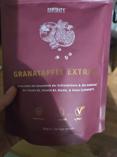 Customer photo review of Granatapfel Extrakt+ (verbesserte Formel)