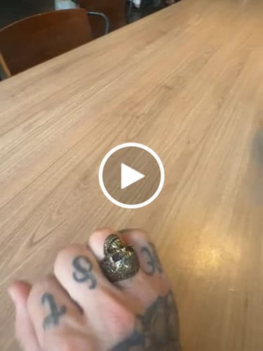 Customer video review of Calavera Skull Ring